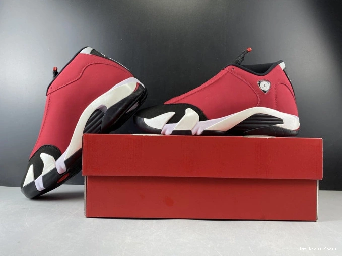 1st Kicks GYM JORDAN RED TORO AIR 14 RETRO 487471-006 0731